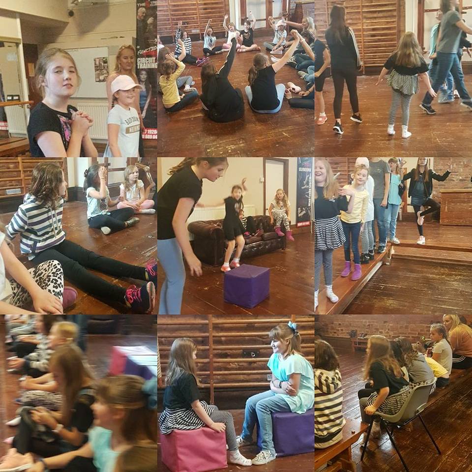 A youth class at Cartwright Drama Studio.