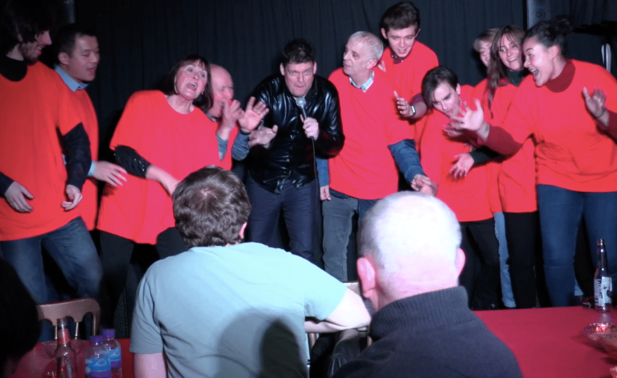 Image of a Christmas Party at the Cartwright Palladium.
